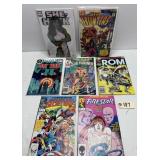 (7) Marvel & DC Superhero Comic Books #1 Issues