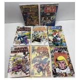 Vintage Marvel Comic Book Lot - Iron Man/Cap Amer