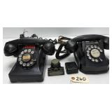 (2) Vintage/Antique Rotary Telephones