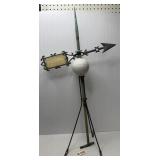 Copper Lightning Rod w/ Ceramic Ball & Arrow