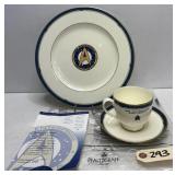 1992 Pfaltzgraff Star Trek Plate/Cup/Saucer