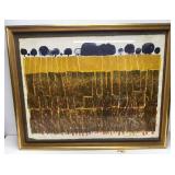 Bernard Cheese Signed Print "Cornfield"