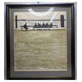 Paul Shaub Signed Print "The Bench"