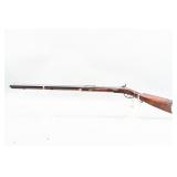 Antique Josh Golcher Marked 36Cal Percussion Rifle