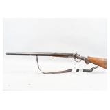 (CR) German SXS 12 Gauge Over 7.7Cal Drilling Gun
