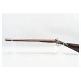 Antique English SXS Hammer Percussion 12 Gauge