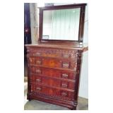 UNUSUAL VICTORIAN LOCKSIDE CHEST
