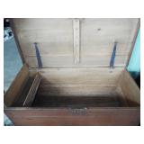 INTERIOR OF BLANKET CHEST