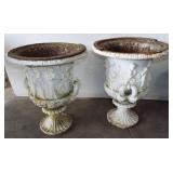 CAST IRON VICTORIAN PLANTERS