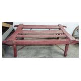 WOODEN CARRY BENCH