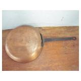 EARLY LARGE COPPER PAN