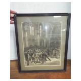 EARLY FRAMED PICTURE