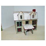 EARLY FOLKART DOLL HOUSE