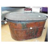COPPER WASH BOILER WITH LID