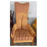 FANCY MID CENTURY HIGH BACK CHAIR