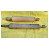 2 ONE PIECE ROLLING PINS