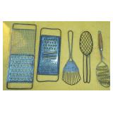 EARLY METAL KITCHEN UTENSILS