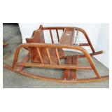 MID CENTURY CHILD ROCKER