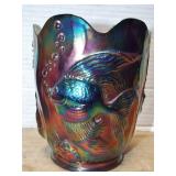 FENTON CARNIVAL GLASS VASE