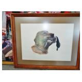 RETREIVER AND DUCK PICTURE