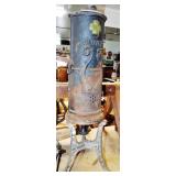 ANTIQUE WATER HEATER ON BASE