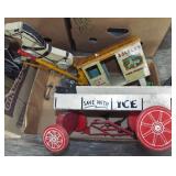 WOOD WAGON & BORDENS MILK TOY