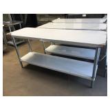 New Stainless Steel Tables