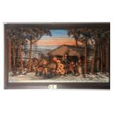 Abner Zook 3-D Painting 1980