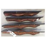 EARLY WOOD ICE SKATES