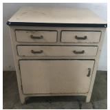 Metal top Kitchen Pantry style cabinet