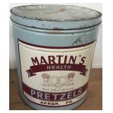 MARTINS PRETZEL TIN