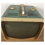 RETRO BLACK AND WHITE TELEVISION