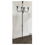 CAST IRON FLOOR CANDLEABRA
