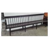 PLANK SEAT DEACONS BENCH