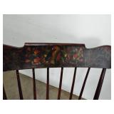 DECORATED BACK ON ROCKER