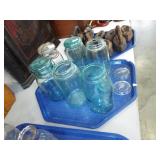 ASSORTED MASON JARS