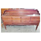 EARLY TURNED LEG SPICE CHEST