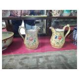 2 EARLY ENGLISH PITCHERS