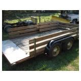 Tilt Hydraulic Trailer w/winch