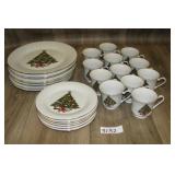 sea gull christmas Tree china 26 pc set