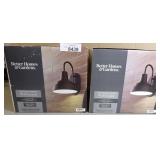 2x Bh&g Wall Sconce 2x Bh&g Wall Sconce