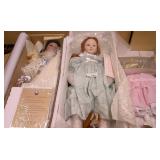 3x Vintage Baby Dolls