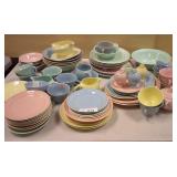 68pc Luray Pastels Dishware