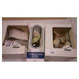 3x Collectible Dolls