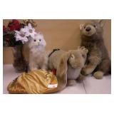 Faux Flowers & Stuffed Animals