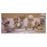 4x Collectible Precious Moments Figures