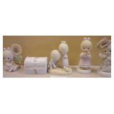 5x Collectible Precious Moments Figures