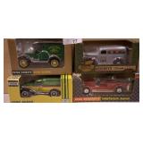 4x Collectible Car Banks