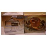 Chip/dip set & cake server
