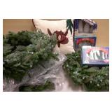 Christmas Wreaths, Throw Pillow & Shiny Brite